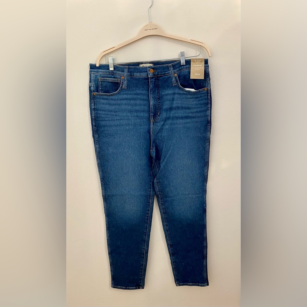 Madewell Tall Stovepipe Jean Size 33